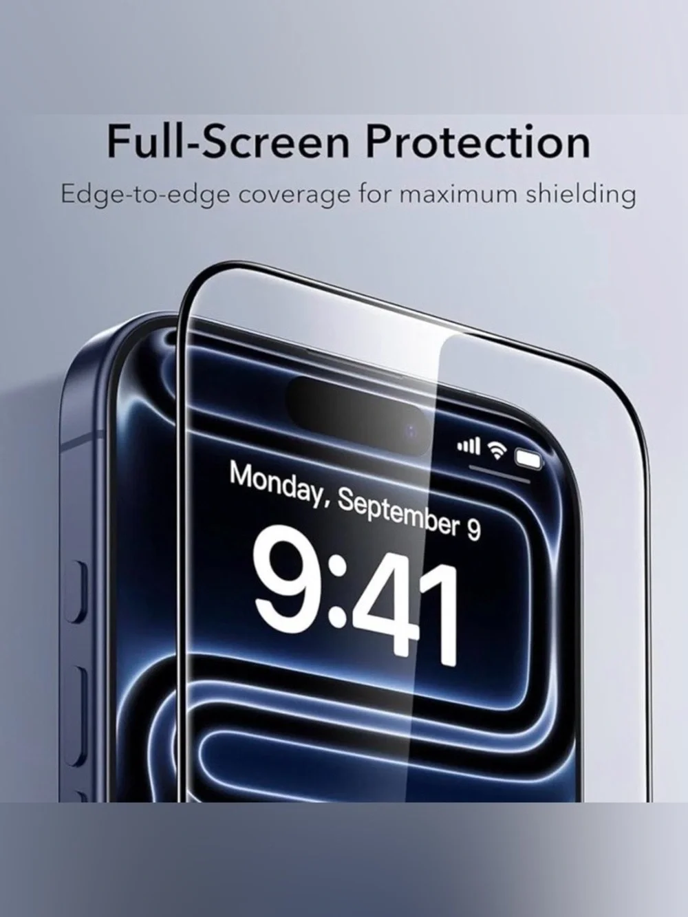 💞 New 3 Pack Tempered Clear Glass Screen Protector for iPhone 16 Pro Cell Phones